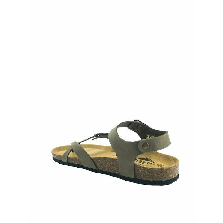Plakton Eva NOBUCK Khaki Sandals - 181016-kaki