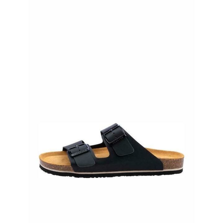 Plakton Memory Escama APURE Leather Negro Sandals - 175857-negro