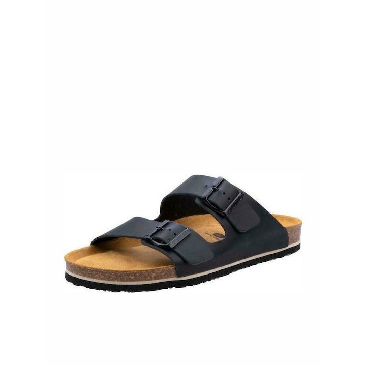 Plakton Memory Escama APURE Leather Negro Sandals - 175857-negro