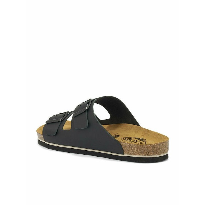 Plakton Memory Escama APURE Leather Negro Sandals - 175857-negro