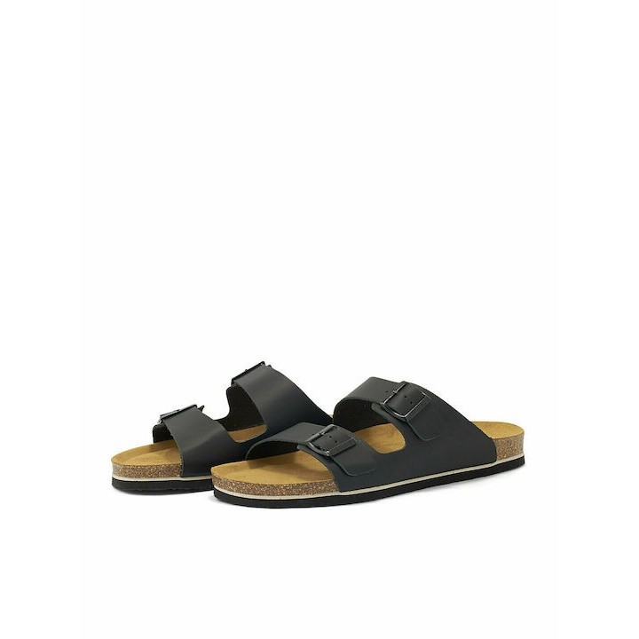 Plakton Memory Escama APURE Leather Negro Sandals - 175857-negro
