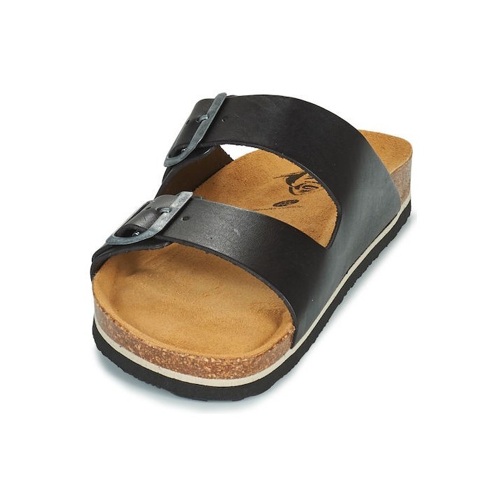 Plakton Memory Escama APURE Leather Negro Sandals - 175857-negro
