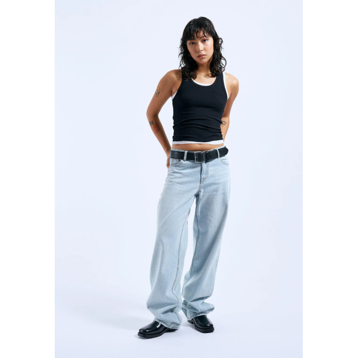 Dr Denim Pants Canyon Pale Worn Hill Denim - 2310103