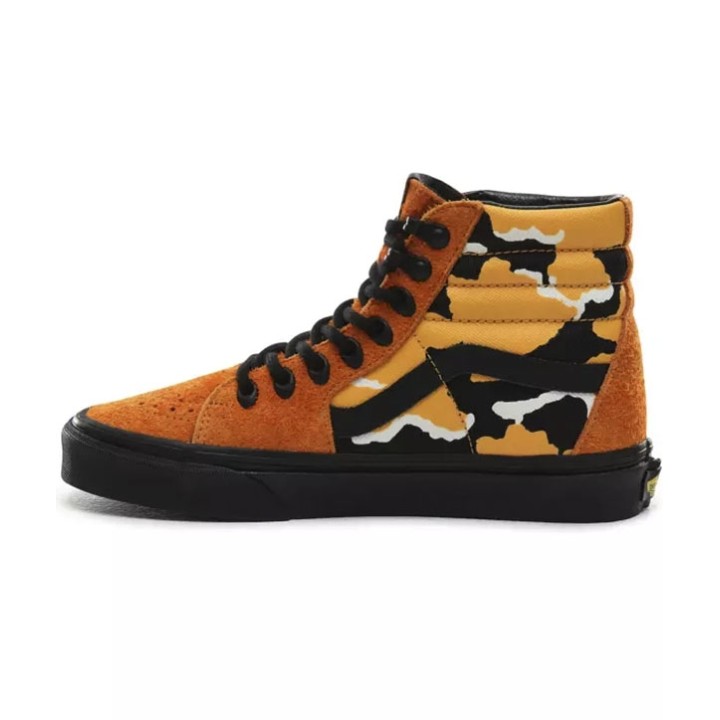 Vans Sk8-Hi Shoes Cordura -(Cordura) Amberglow/Camo/Black (VN0A4BV6XK4)