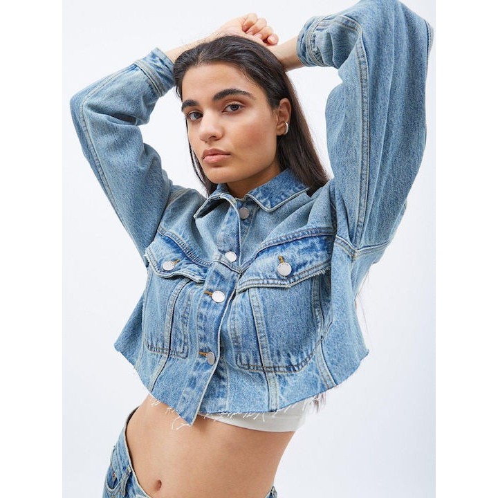 Dr Denim Jacket Sandi Stream Light Worn - 2311101