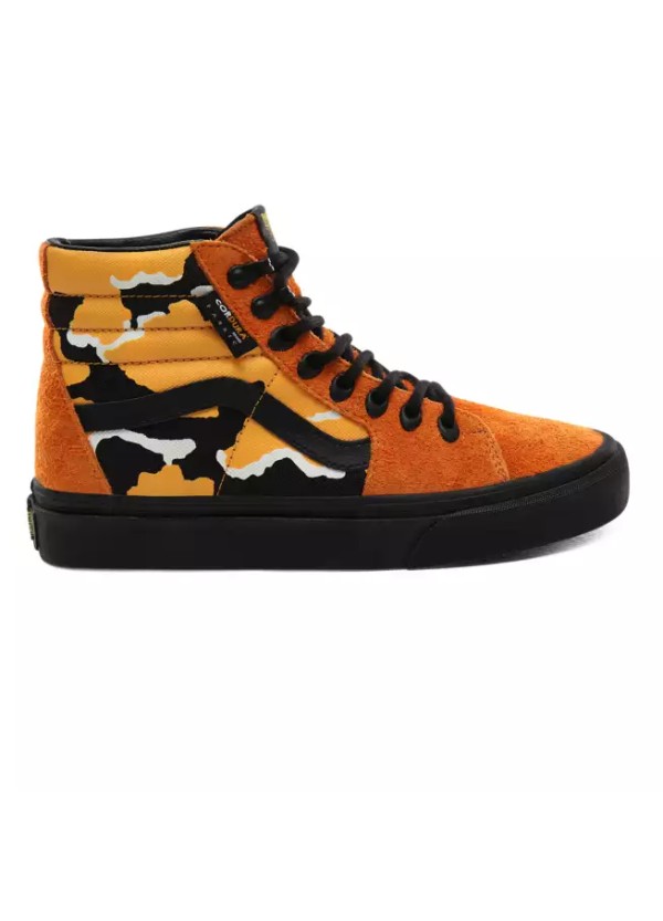 Vans Sk8-Hi Shoes Cordura -(Cordura) Amberglow/Camo/Black (VN0A4BV6XK4)