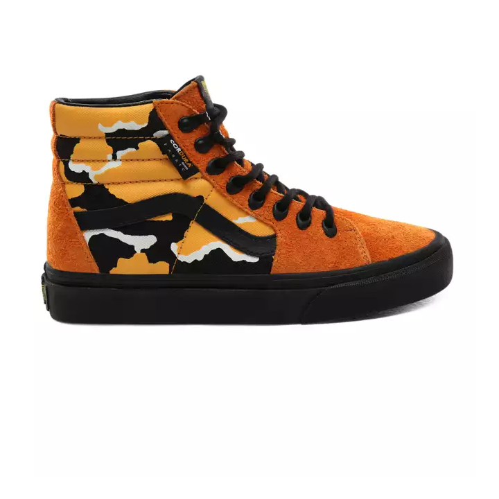 Vans Sk8-Hi Shoes Cordura -(Cordura) Amberglow/Camo/Black (VN0A4BV6XK4)