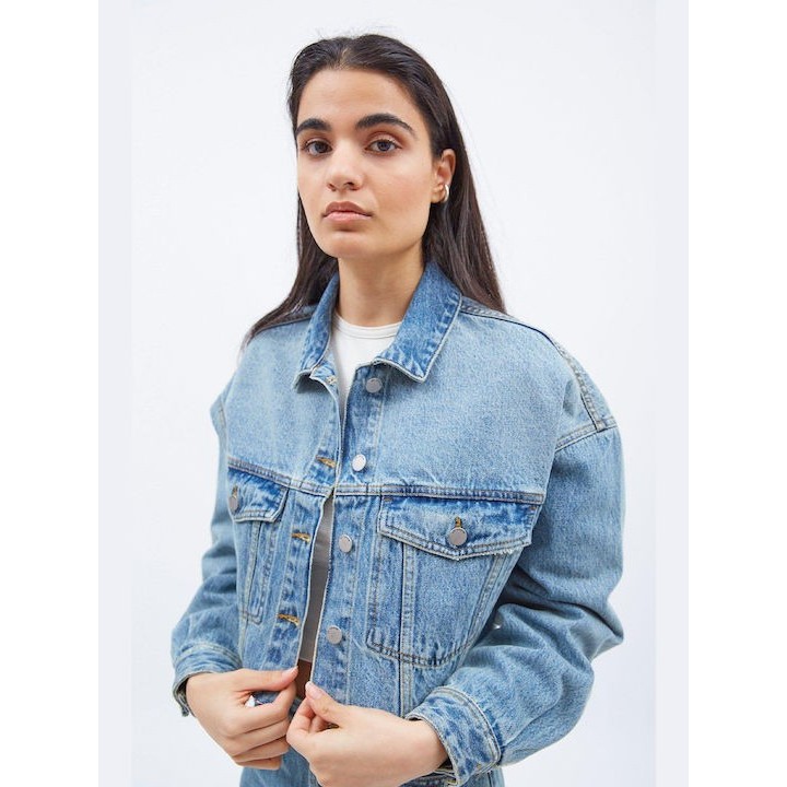 Dr Denim Jacket Sandi Stream Light Worn - 2311101