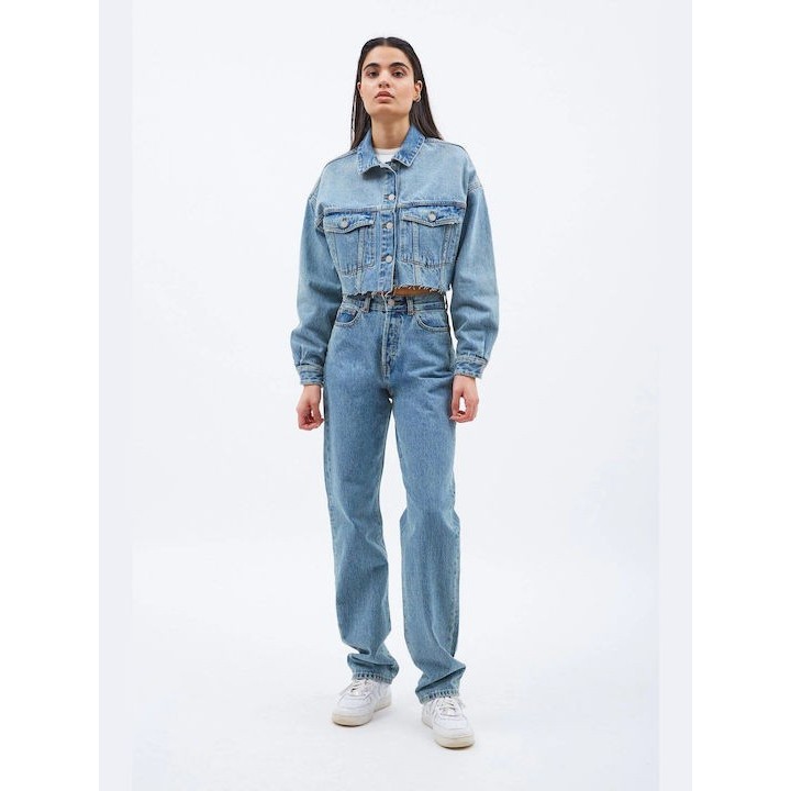 Dr Denim Jacket Sandi Stream Light Worn - 2311101