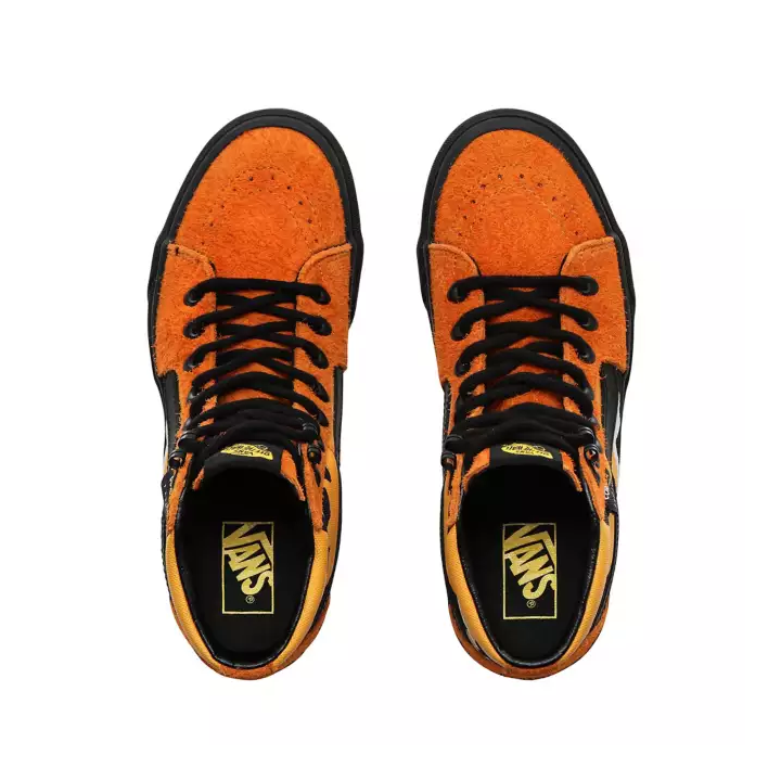 Vans Sk8-Hi Shoes Cordura -(Cordura) Amberglow/Camo/Black (VN0A4BV6XK4)