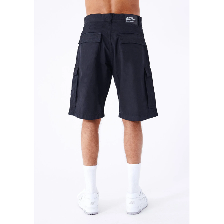 Dr Denim Shorts Black Hakim Cargo - 2410112