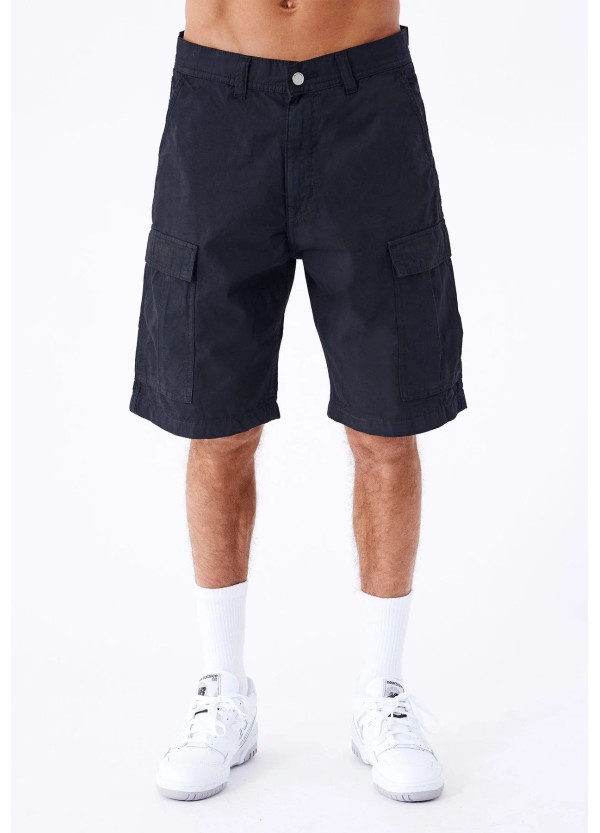 Dr Denim Shorts Black Hakim Cargo - 2410112