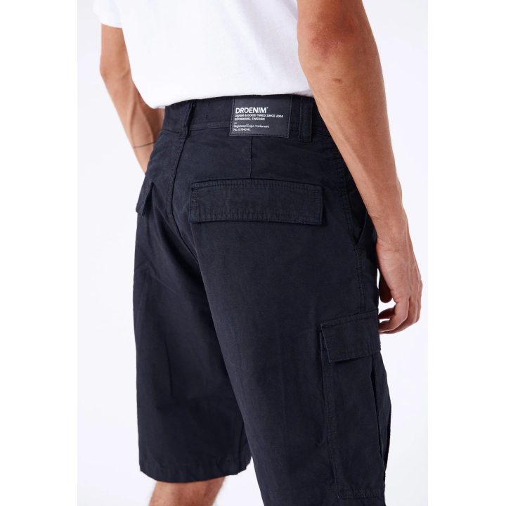 Dr Denim Shorts Black Hakim Cargo - 2410112