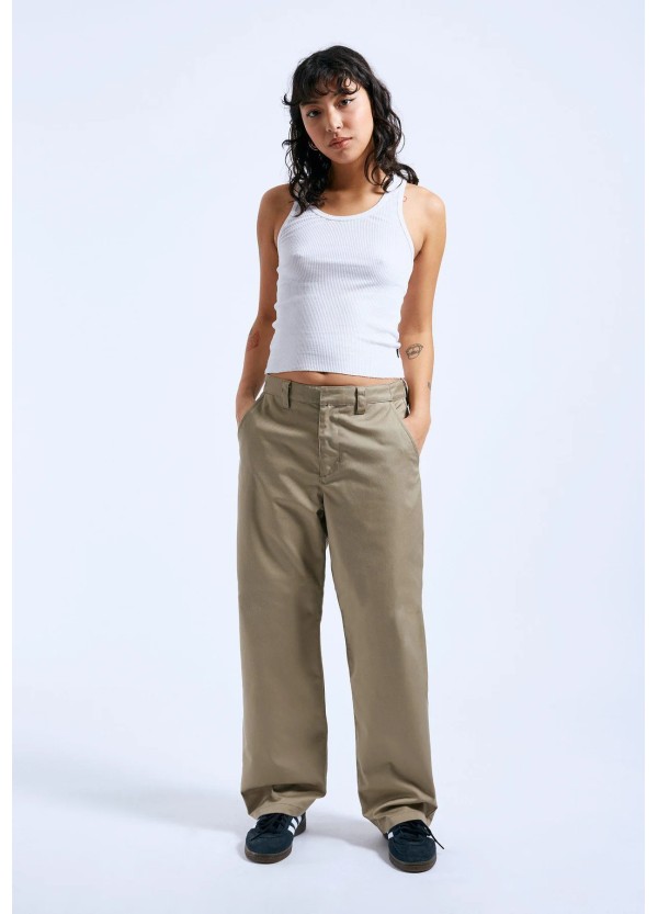 Dr Denim Pants Hill Khaki - 2410113699
