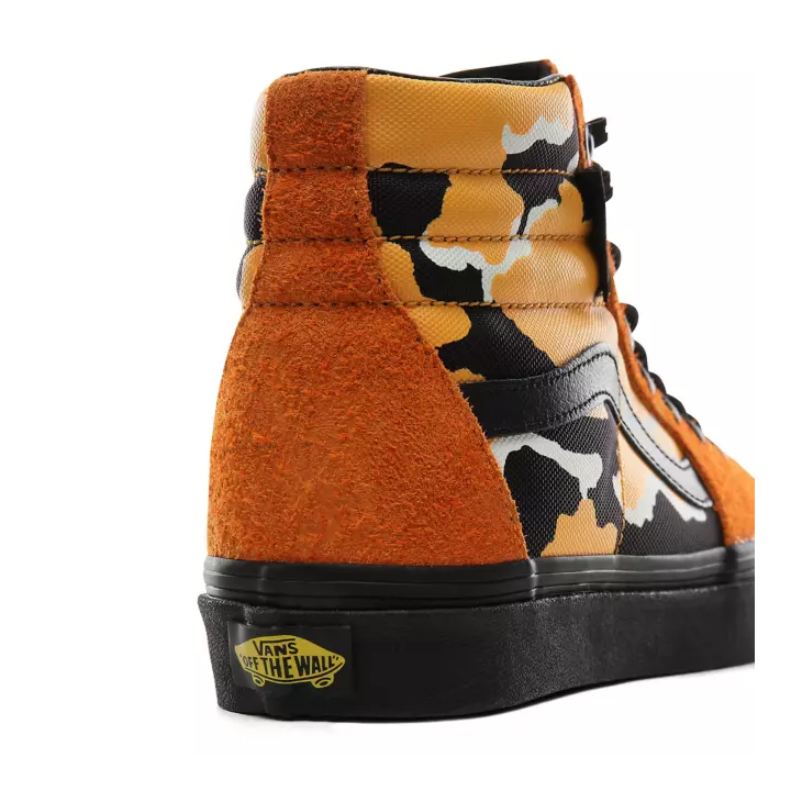 Vans Sk8-Hi Shoes Cordura -(Cordura) Amberglow/Camo/Black (VN0A4BV6XK4)
