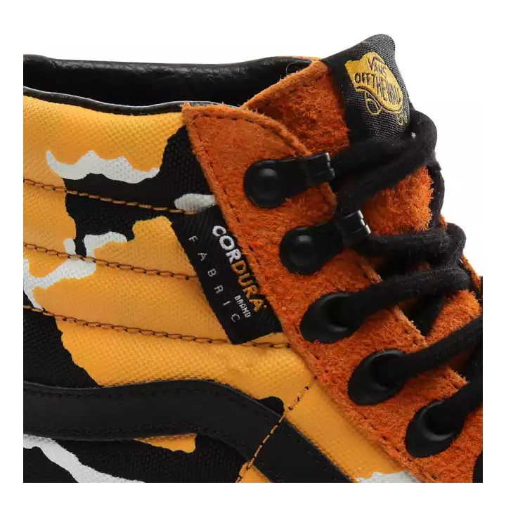 Vans Sk8-Hi Shoes Cordura -(Cordura) Amberglow/Camo/Black (VN0A4BV6XK4)