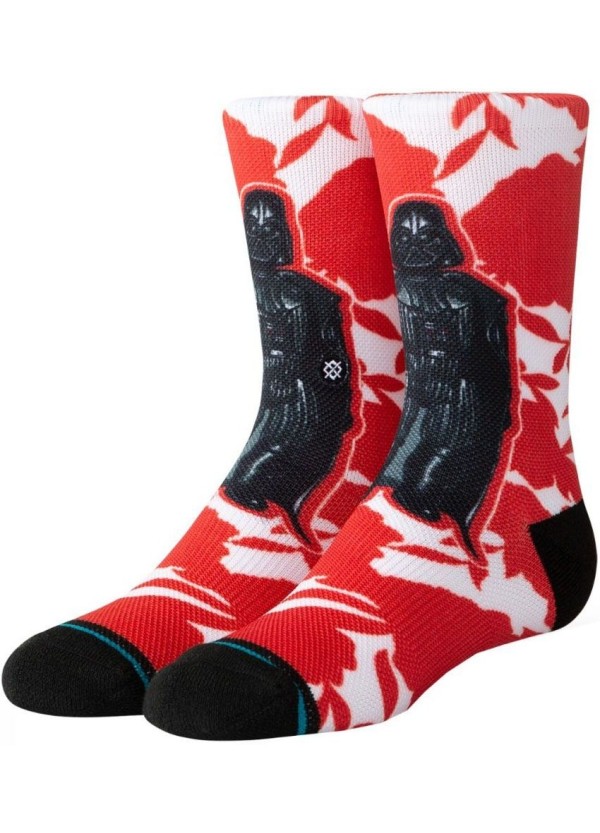 STANCE Socks -Floral Vader Kids- Red K558D19FLV