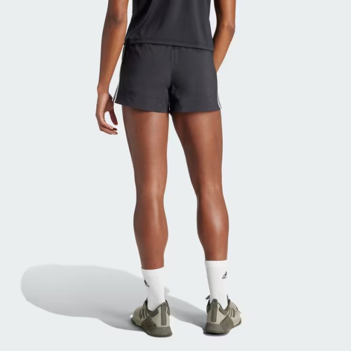 ADIDAS PACER TRAINING 3-STRIPES WOVEN HIGH-RISE SHORTS - IT7760