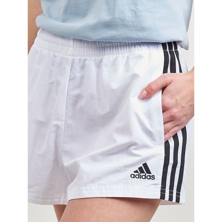 ADIDAS SHORTS 3 STRPS ESSENTIALS WOVEN WHITE WMNS - HA7154
