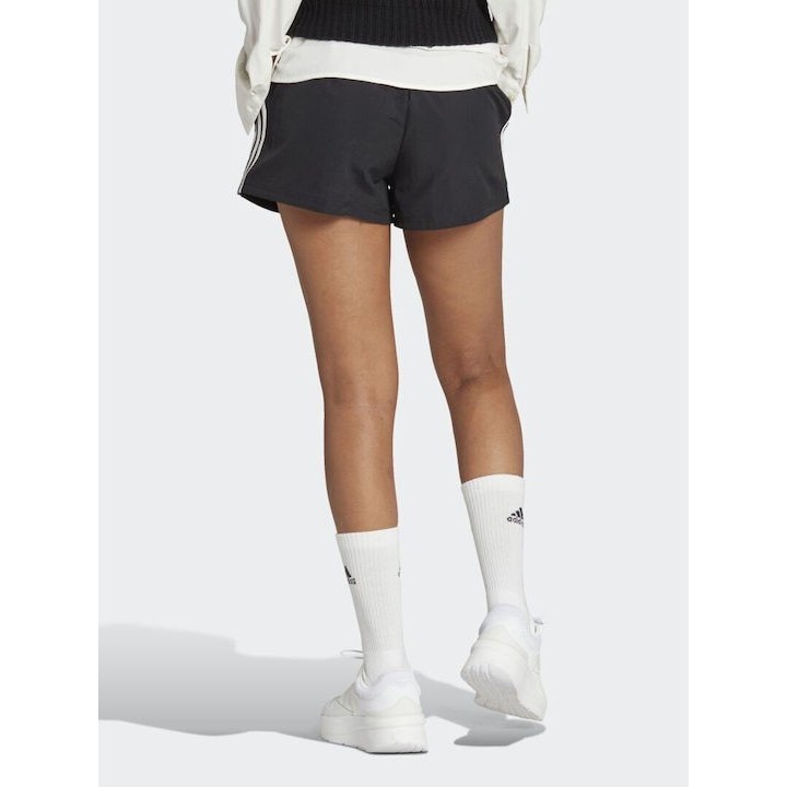 Adidas Essentials 3-Stripes Woven Αθλητικό Γυναικείο Σορτς Μαύρο - HT3397