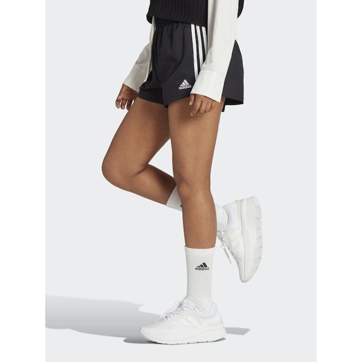 Adidas Essentials 3-Stripes Woven Αθλητικό Γυναικείο Σορτς Μαύρο - HT3397