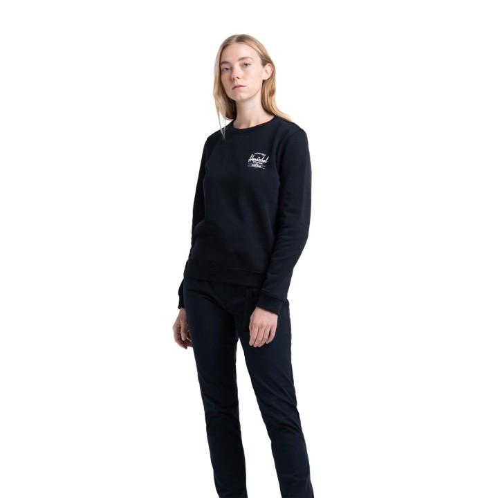 Herschel Women's Tee Classic Logo - Black - 40032-00266