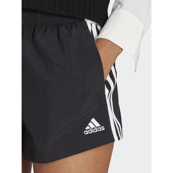 Adidas Essentials 3-Stripes Woven Αθλητικό Γυναικείο Σορτς Μαύρο - HT3397