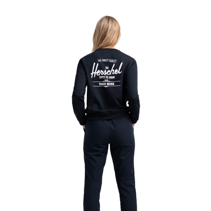 Herschel Women's Tee Classic Logo - Black - 40032-00266