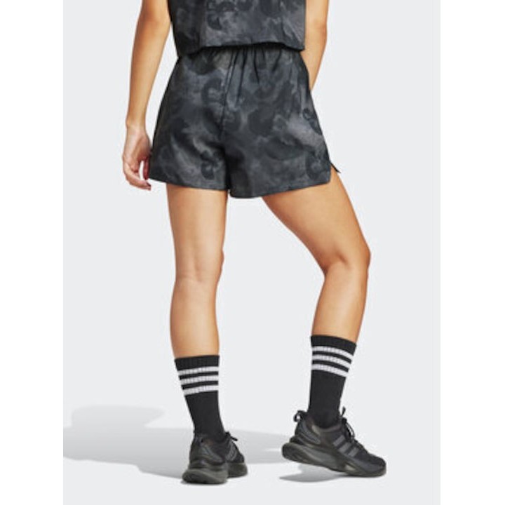 Adidas Floral Graphic Grey Shorts - IN7318