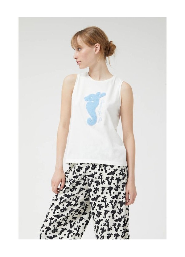 Compania Fantastica Ηippocampus White Top - 42106
