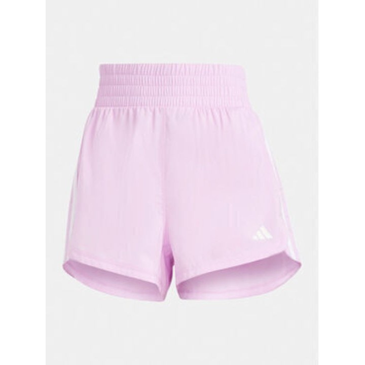 Adidas Pacer Training 3-stripes Γυναικείο Αθλητικό Σορτς Ροζ - IS1665