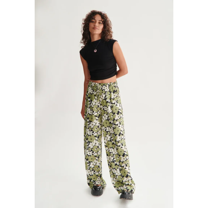 24 COLOURS Pants Floral Cotton - 60724