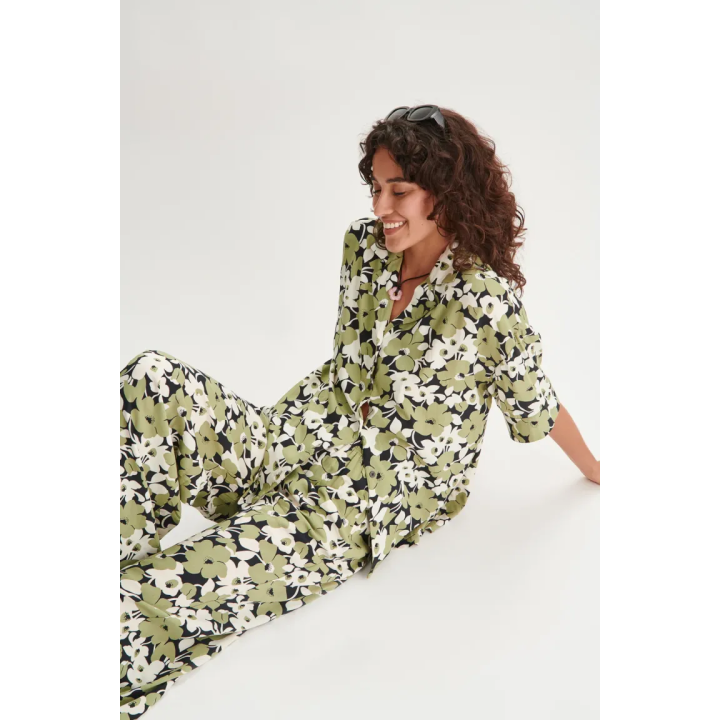 24 COLOURS Pants Floral Cotton - 60724