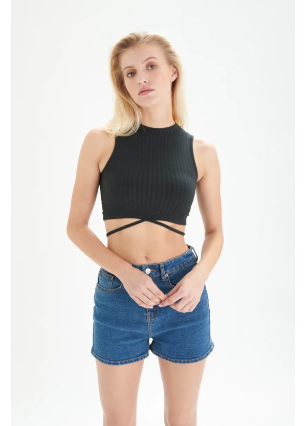 24 COLOURS Shorts Blue Denim - 80362