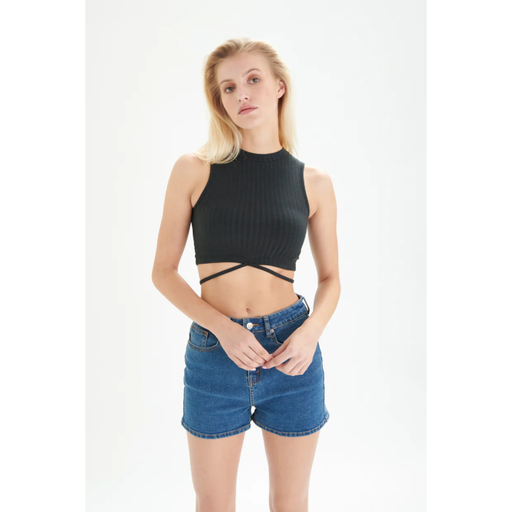 24 COLOURS Shorts Blue Denim - 80362