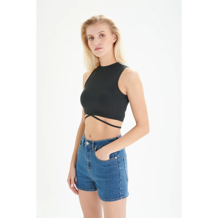 24 COLOURS Shorts Blue Denim - 80362
