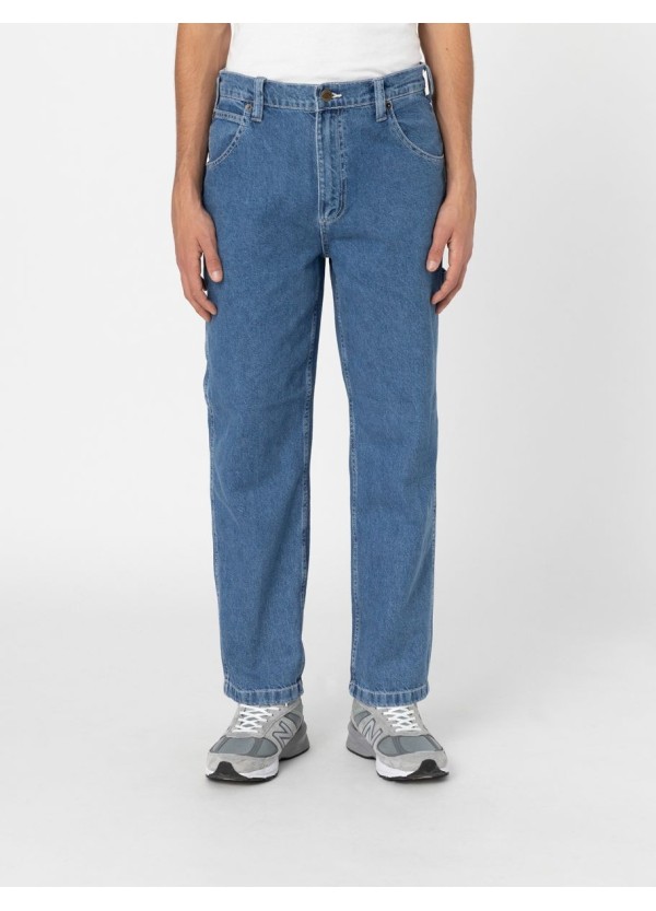 Dickies Denim Pants M Garyville Carpenter Classic Blue  - DK0A4XECCLB1
