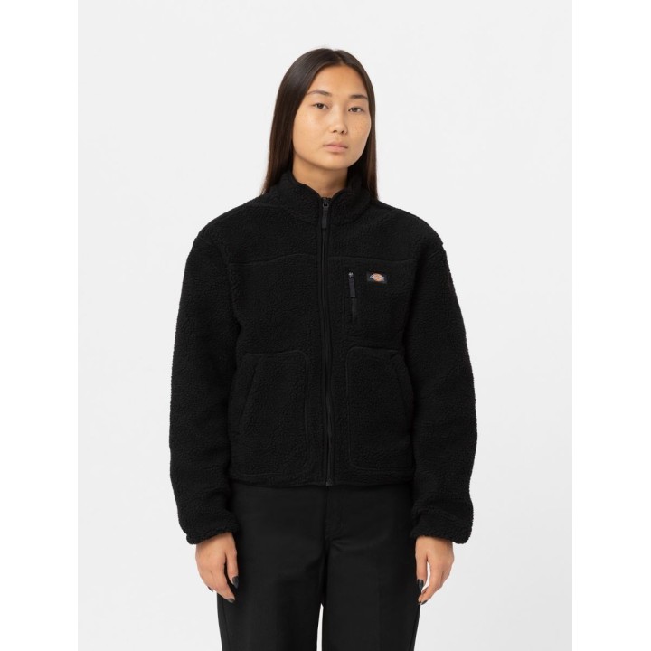 DICKIES FLEECE JACKET W MOUNT HOPE W BLACK -DK0A4YGNBLK1