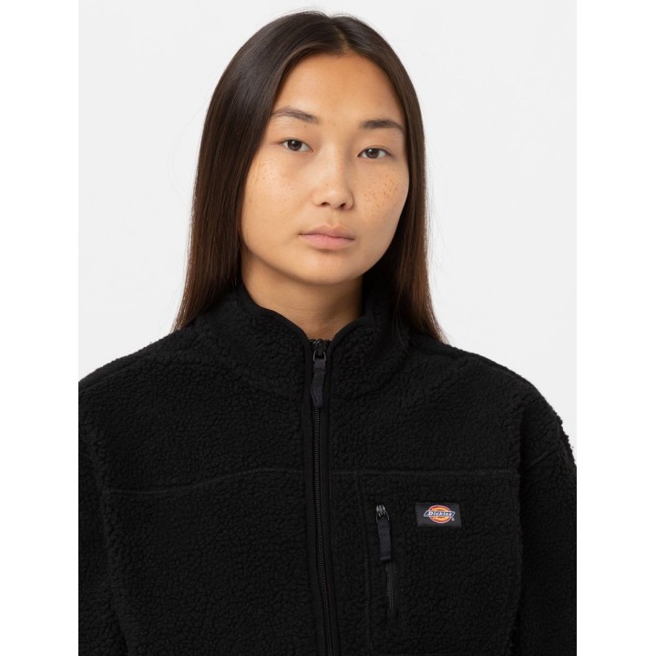 DICKIES FLEECE JACKET W MOUNT HOPE W BLACK -DK0A4YGNBLK1
