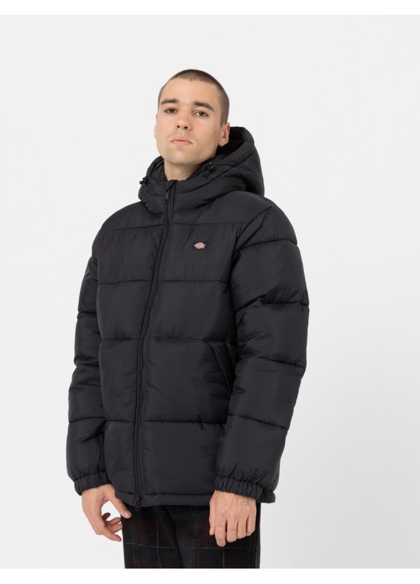Dickies Puffer Jacket M Waldenburg Hooded - DK0A4YEYBLK1