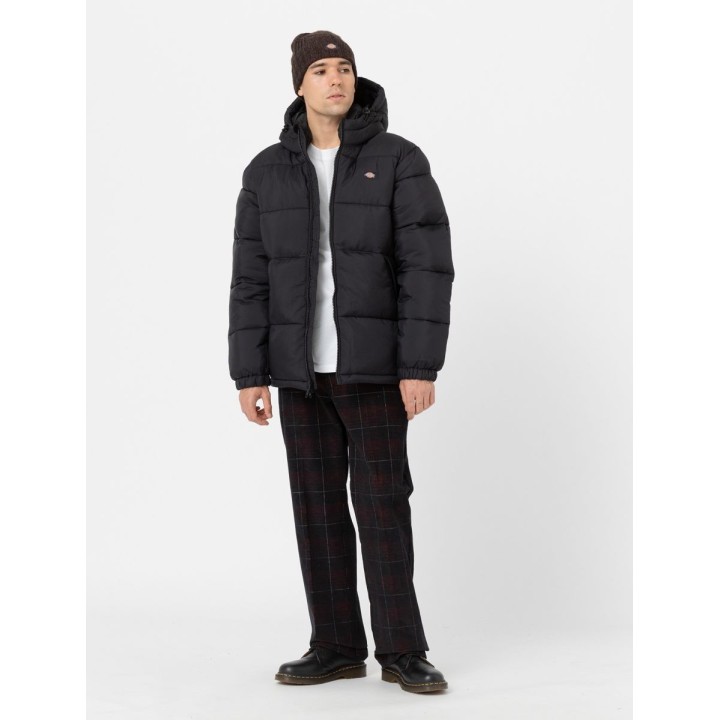 Dickies Puffer Jacket M Waldenburg Hooded - DK0A4YEYBLK1