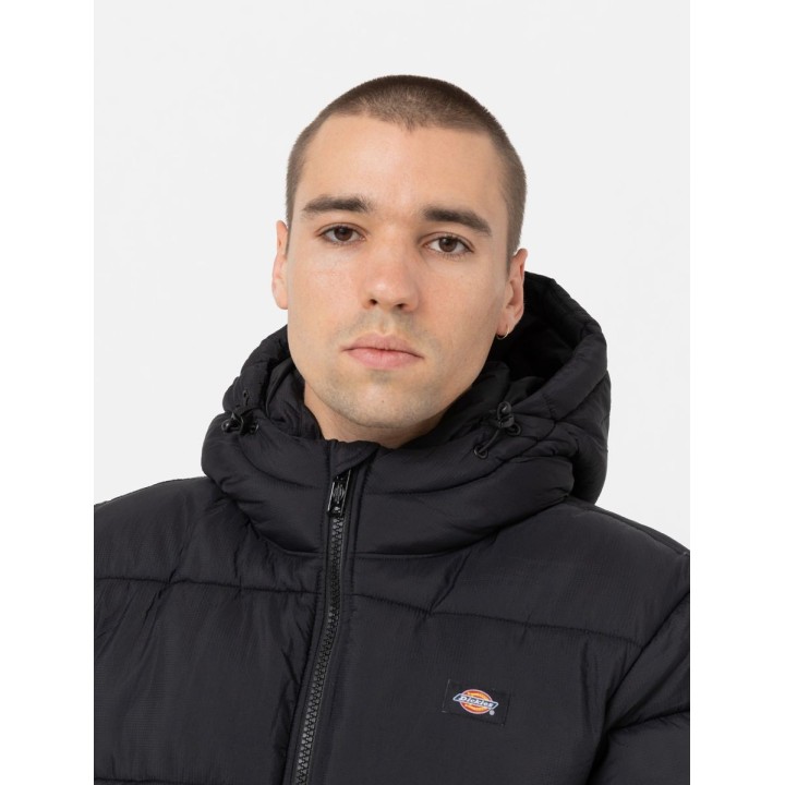 Dickies Puffer Jacket M Waldenburg Hooded - DK0A4YEYBLK1