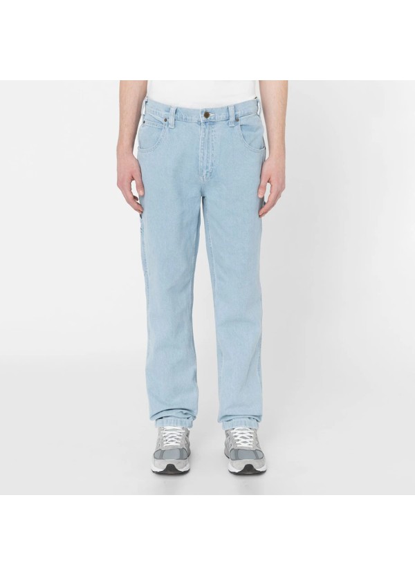 Dickies Pants Denim M Garyville Vintage Aged Blue - DK0A4XECC151