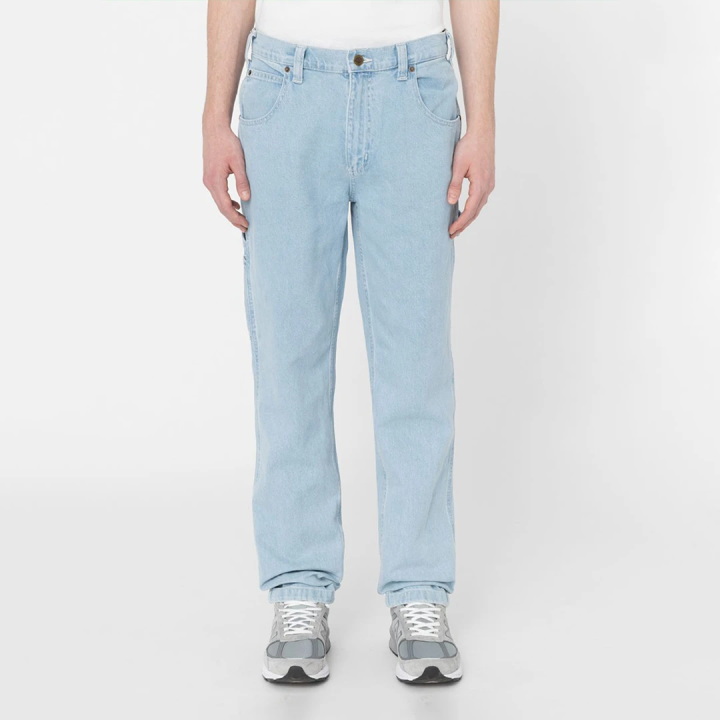 Dickies Pants Denim M Garyville Vintage Aged Blue - DK0A4XECC151