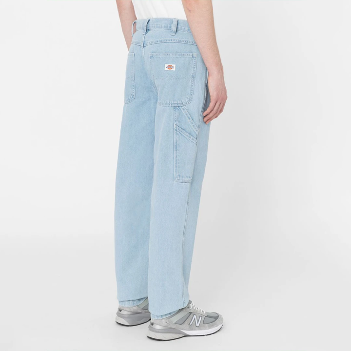 Dickies Pants Denim M Garyville Vintage Aged Blue - DK0A4XECC151