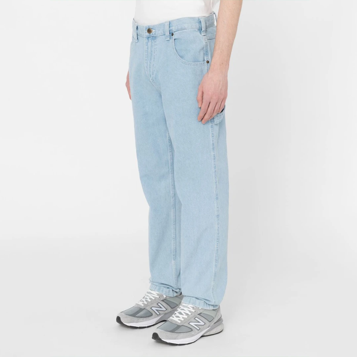 Dickies Pants Denim M Garyville Vintage Aged Blue - DK0A4XECC151