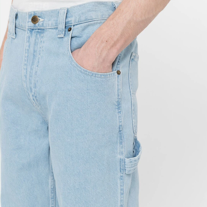 Dickies Pants Denim M Garyville Vintage Aged Blue - DK0A4XECC151