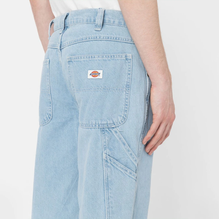 Dickies Pants Denim M Garyville Vintage Aged Blue - DK0A4XECC151