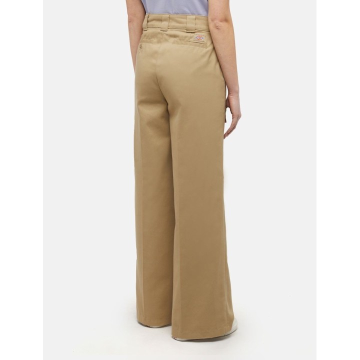 DICKIES PANTS WIDE LEG KHAKI -DK0A4YSEKHK1