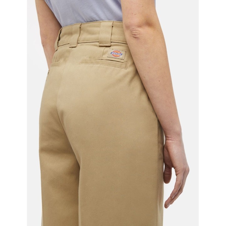 DICKIES PANTS WIDE LEG KHAKI -DK0A4YSEKHK1